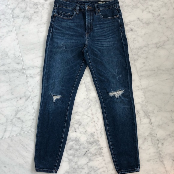 BLANKNYC Ripped Mid Rise Skinny Ankle Jeans - Picture 7 of 8